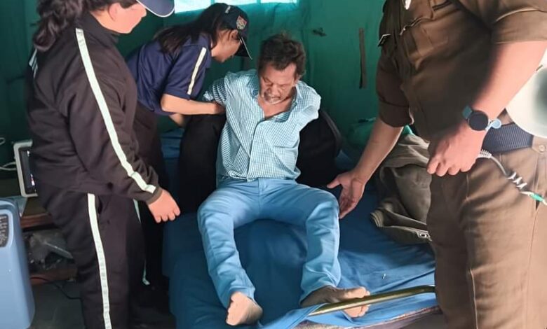 गिर गया श्रद्धालु का ऑक्सीजन लेवल