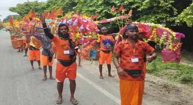 कांवड़ की ऊंचाई तय: सात फीट से ऊंची कांवड़ नहीं ला पाएंगे शिवभक्त