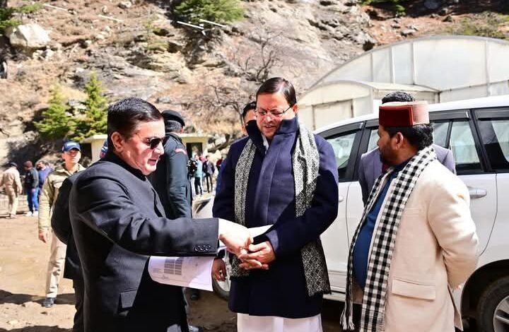 सीएम ने किया तैयारियों का स्थलीय निरीक्षण सीएम ने किया तैयारियों का स्थलीय निरीक्षण