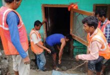 बारिश के बाद थराली कस्बा आपदा की दृष्टि से संवेदनशील हो गया है।