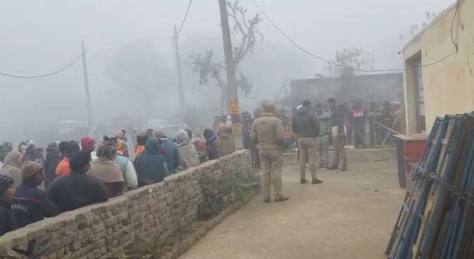 आगरा में पति ने पत्नी की हत्या कर रची लूट की झूठी कहानी, बेटे ने खोला राज