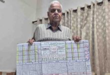 84 वर्षीय विजय मेहरा की मेहनत रंग लाई, तैयार किया 400 वर्षों की जानकारी देने वाला स्मार्ट कैलेंडर