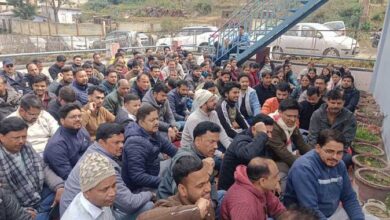 डिप्लोमा इंजीनियर गरजे, उत्तराखंड डिप्लोमा इंजीनियर्स महासंघ का अल्मोड़ा में धरना